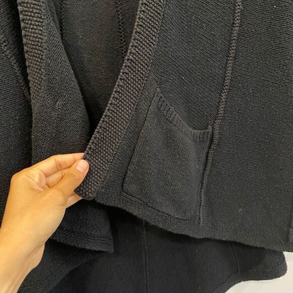 Angel Of The North Knit Open Black Cardigan - Picture 6 of 7